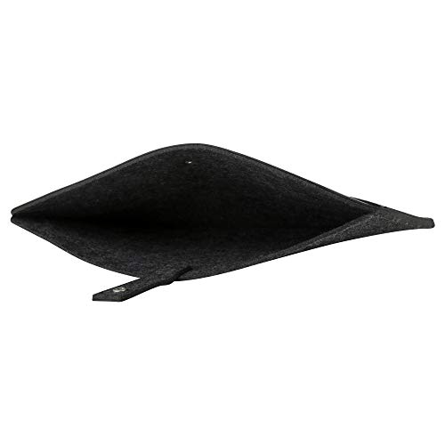 OON Felt Laptop Sleeve - Protective-13 Inch-Black - Image 5