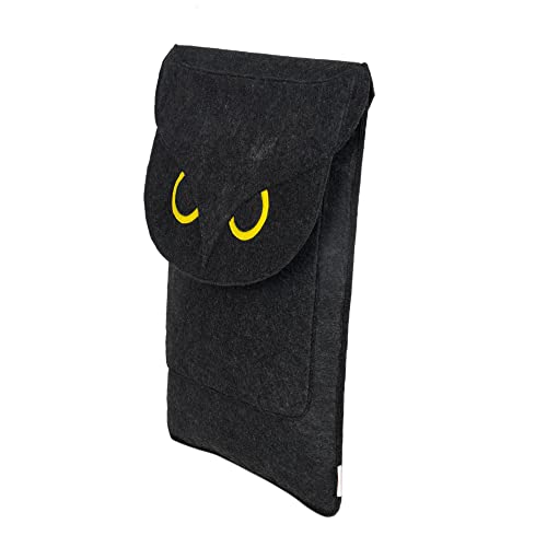 OON Laptop Sleeve Sleek Black Felt 11 Inch - Image 2
