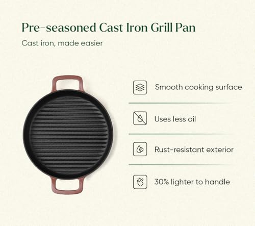 Ember Cookware Pre-Seasoned Cast Iron