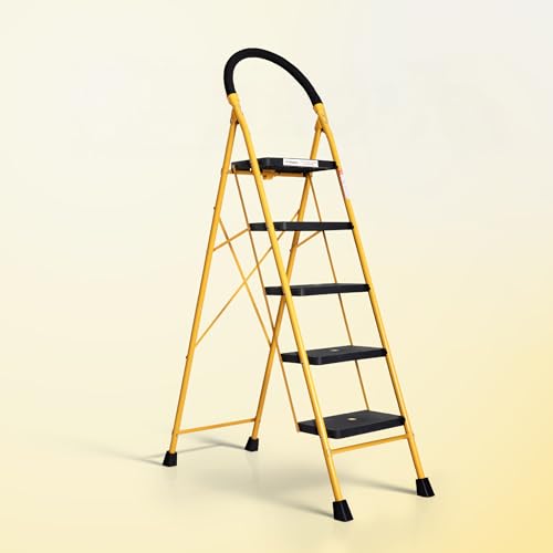 Houza 5-Step Foldable Steel Ladder