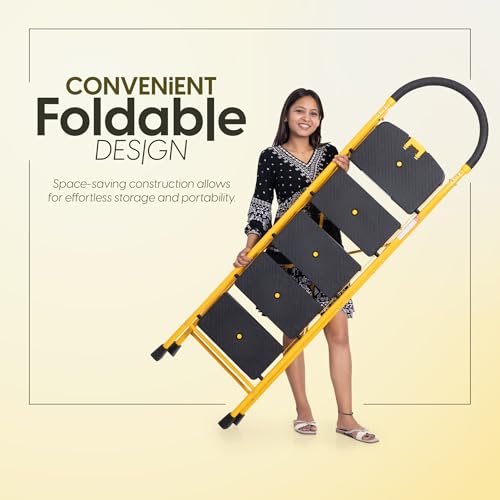 Houza 5-Step Foldable Steel Ladder