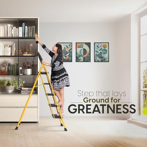 Houza 5-Step Foldable Steel Ladder