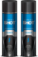 LAYER'R Shot Thunder Deodorant Spray - For Men(240 ml, Pack of 2) - Image 3