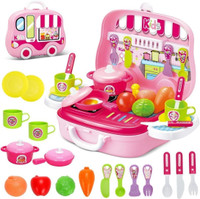 AR KIDS TOYS KITCHEN COOK SET FOR KIDS IN BRIEFCASE STYLE - Image 3
