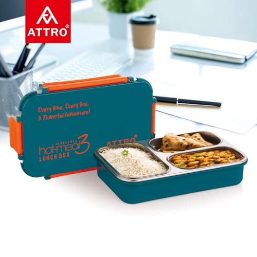 ATTRO Hot-Meal 3 Insulated Lunch