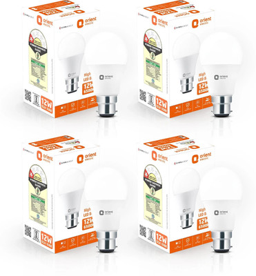 Orient Electric 12 W Basic Round B22 LED Bulb(White, Pack of 4) - Image 2