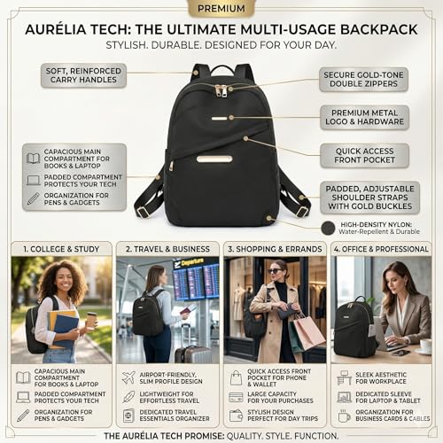 TYPIFY Backpack for Women,School &