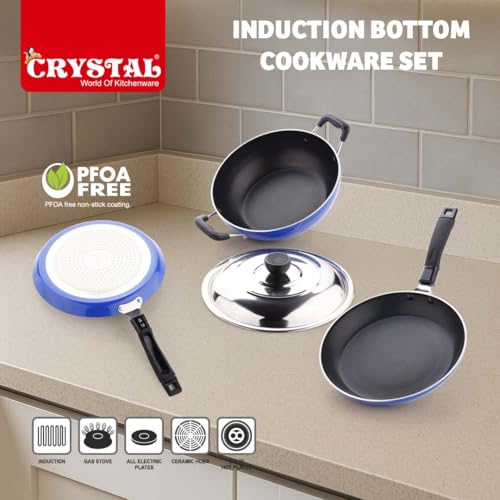 Crystal Induction Base Nonstick Cookware