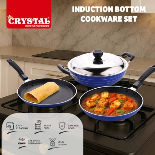 Crystal Induction Base Nonstick Cookware