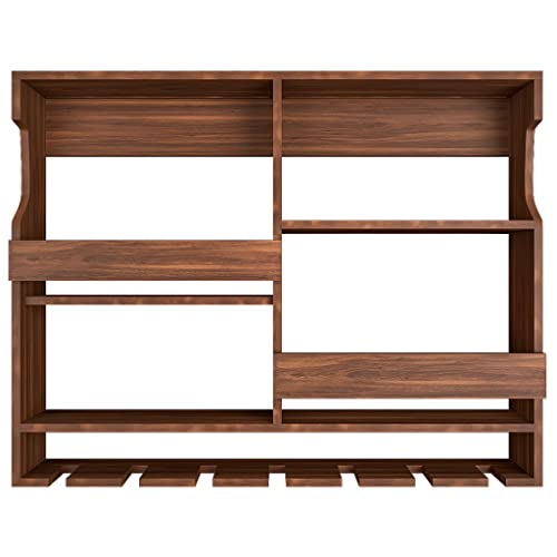 Wooden Wall Mounted Wine Rack