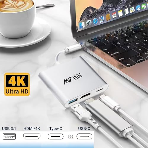 Booster 301 USB 3.1 Type-C to HDMI/USB3.0/Type-C Adapter - White - Image 7