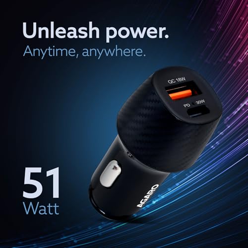 AGARO Pulse Car Charger, Dual