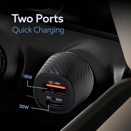 AGARO Pulse Car Charger, Dual