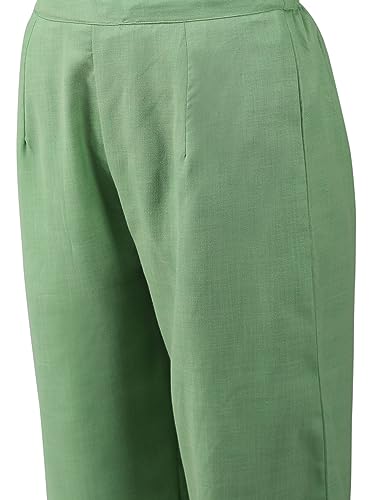 Women Rangpreet Sea Green Solid