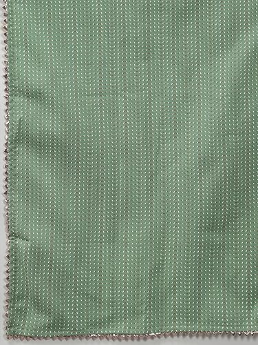Women Rangpreet Sea Green Solid