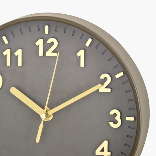 Home Centre Ambrose Ambiente Wall Clock - 20cm - Image 4