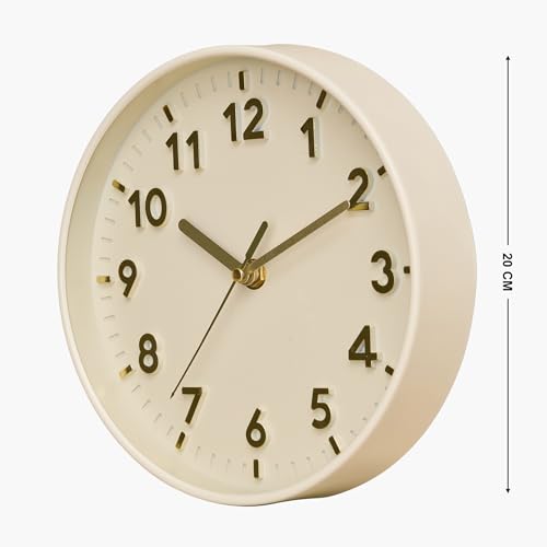 Home Centre Ambrose Ambiente Wall Clock - 20cm - Image 2