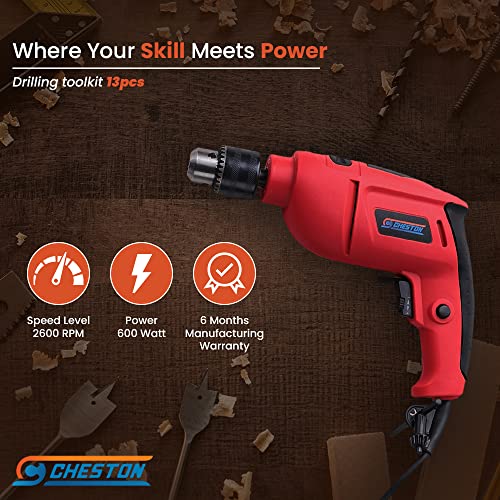 Cheston Power Drill Kit (Set of 13) [ID7131-13] - Image 3