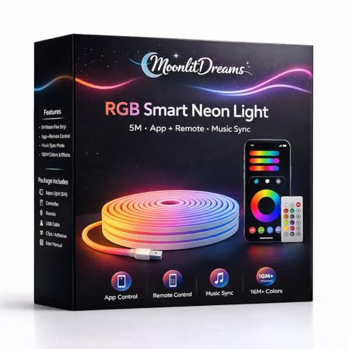 MoonlitDreams 5 Meter Smart RGB