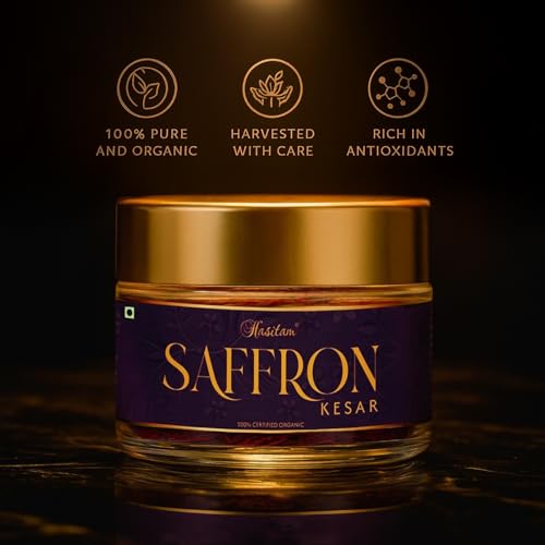 Hasitam Pure Original Kashmiri Saffron/Kesar/Kumkuma