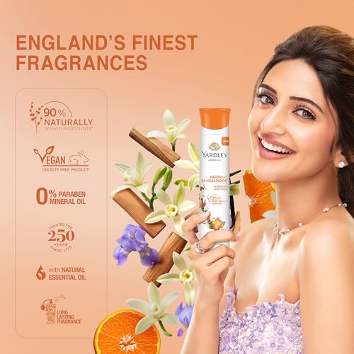 Yardley London Imperial Sandalwood Perfumed Deo For Women, 150ml - Image 6