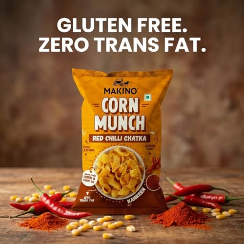 Makino Corn Munch Red Chilli