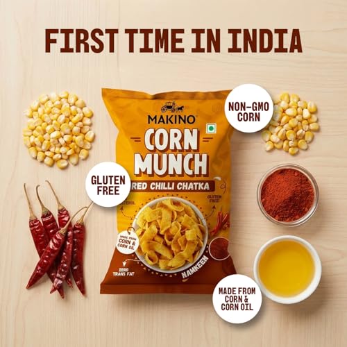 Makino Corn Munch Red Chilli