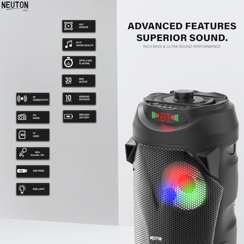 Star 30W Bluetooth Trolley Speaker