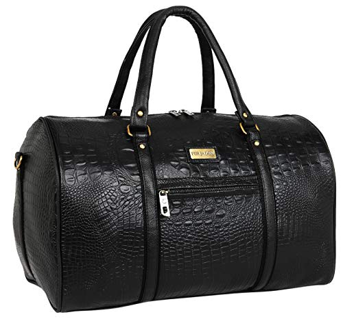 Fur Jaden Black Textured Leatherette