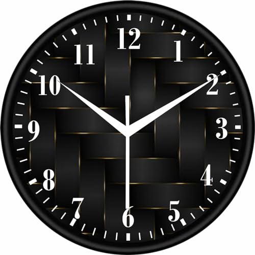 Modern Wall Clock – Quartz Mechanism, Decorative Hanging Clock for Bedroom & Hall (Design 10")