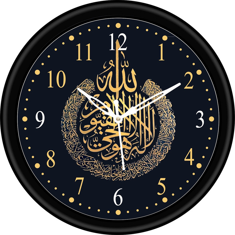 CIRCADIAN Analog 25 cm X 25 cm Wall Clock(Blue, With Glass, Standard)