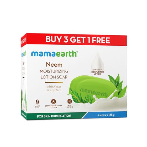 Mamaearth Neem Moisturizing Lotion Soap