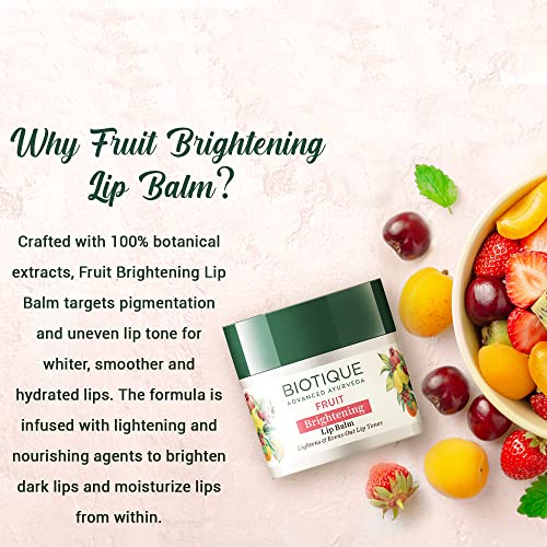Biotique Fruit Whitening/Brightening Lip Balm