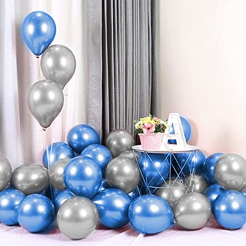 ITAF Silver & Blue Metallic