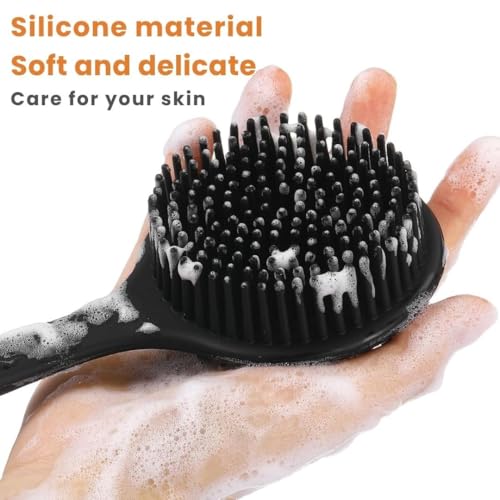4-in-1 Silicone Bath Brush Set