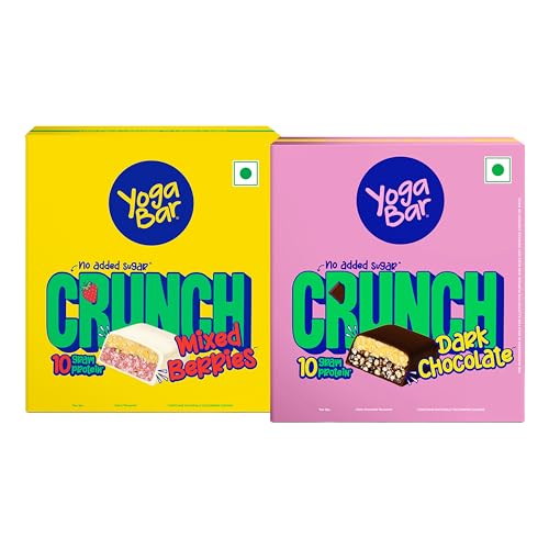 Yogabar Crunch Bars Variety Pack