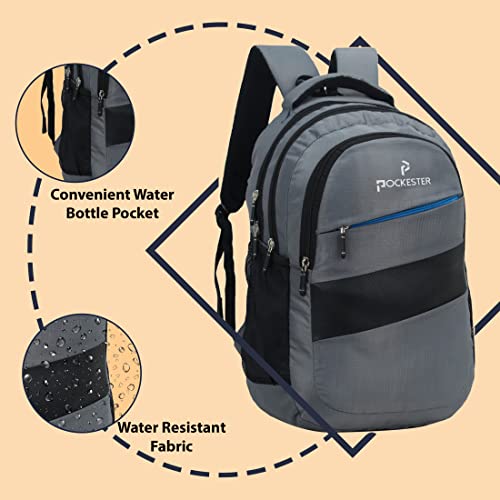 35L Water Resistant Large Laptop/Office/College/School/Travel