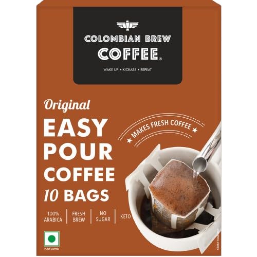Colombian Brew Coffee Original Easy Pour 10 Bags, 100g - Image 3