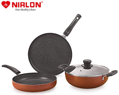 Nirlon Brownie Granite 7-Piece Aluminum