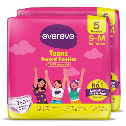 Evereve Teens Period Panties, S-M