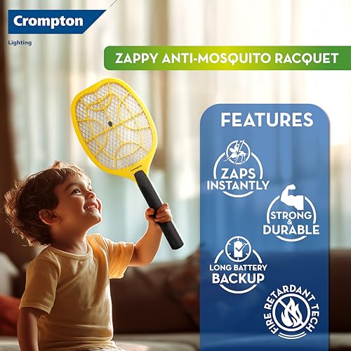 Crompton Anti-Mosquito Racquet Zappy