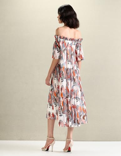 U.S. Polo Assn. Women's Polyester A-Line Midi Casual Dress - Image 6