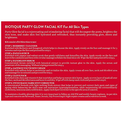 Biotique Bio Party Glow Facial Kit, 65 g - Image 4
