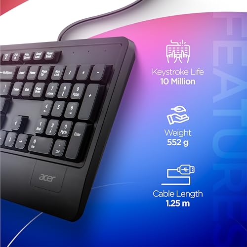 Acer PalmEase Wired Keyboard &