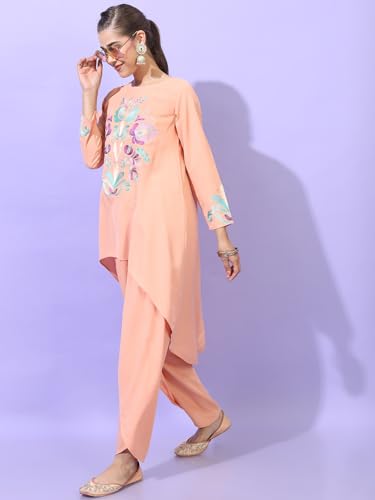 Vishudh Women ROUND NECK ETHNIC SET VNK3007600 - Image 2