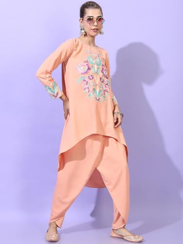 Vishudh Women ROUND NECK ETHNIC SET VNK3007600 - Image 4