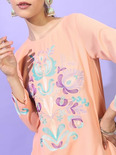 Vishudh Women ROUND NECK ETHNIC SET VNK3007600 - Image 7