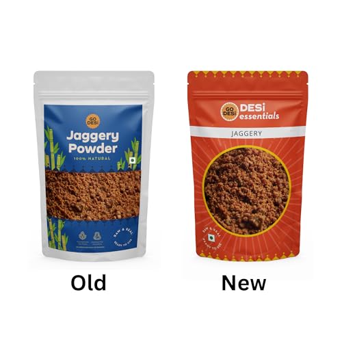 GO DESi Jaggery Powder 1 Kg, Gur, Gud, Pure and Natural, 2 x 500 g - Image 4