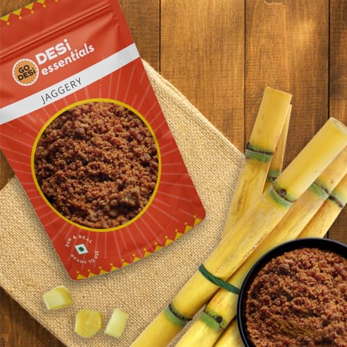 GO DESi Jaggery Powder 1 Kg, Gur, Gud, Pure and Natural, 2 x 500 g - Image 5