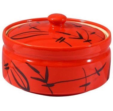 Caffeine Ceramic Handmade Red Bamboo